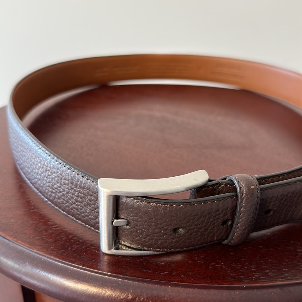 Nordstrom brown genuine leather belt. Almost new condition. Size 36.